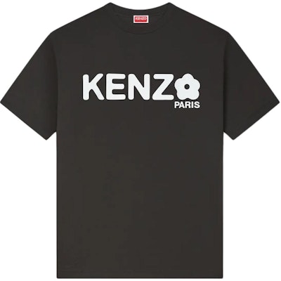 KENZO SS24 Kaos Hitam Loose Fit Logo Print Crewneck. FE65TS4724SG-99J Order KENZO SS24 Kaos Hitam Loose Fit Logo Print Crewneck. FE65TS4724SG-99J