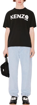 KENZO SS24 Kaos Hitam Loose Fit Logo Print Crewneck. FE65TS4724SG-99J Shop KENZO SS24 Kaos Hitam Loose Fit Logo Print Crewneck. FE65TS4724SG-99J