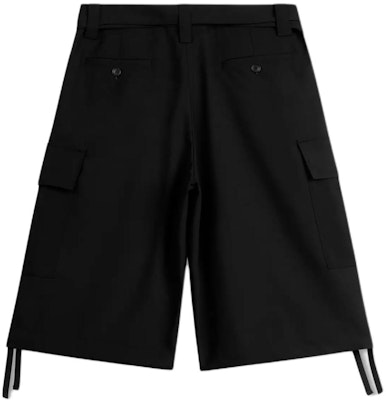 KENZO SS24 Black Relaxed Fit Mid-Rise Letter Patch Shorts. FE55SH2369GE-99 Lookbook KENZO SS24 Black Relaxed Fit Mid-Rise Letter Patch Shorts. FE55SH2369GE-99