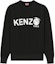 Buy KENZO SS24 黑色羅紋圓領字母印花長袖上衣。 FE55SW1734MG-99J