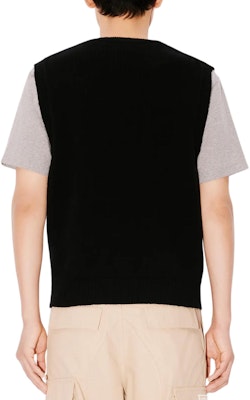 KENZO SS24 Black Sleeveless V-Neck Floral Embroidered Vest. FE65PU4863LC-99J Shop KENZO SS24 Black Sleeveless V-Neck Floral Embroidered Vest. FE65PU4863LC-99J