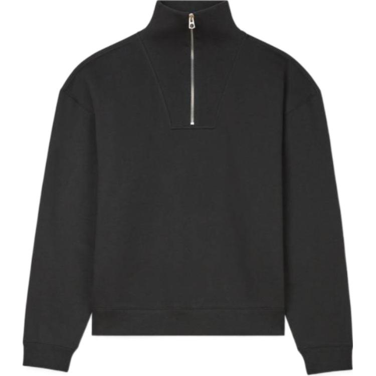 Order KENZO SS24 Sudadera Negra Logo Manga Larga Media Cremallera. FE65SW1974MG-99