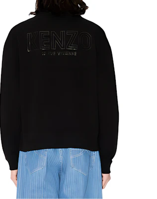 KENZO SS24 Sudadera Negra Logo Manga Larga Media Cremallera. FE65SW1974MG-99 Purchase KENZO SS24 Sudadera Negra Logo Manga Larga Media Cremallera. FE65SW1974MG-99