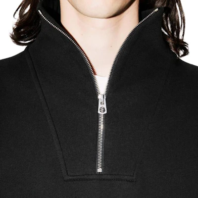 KENZO SS24 Sudadera Negra Logo Manga Larga Media Cremallera. FE65SW1974MG-99 Sizing KENZO SS24 Sudadera Negra Logo Manga Larga Media Cremallera. FE65SW1974MG-99