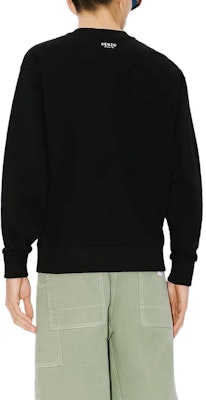 KENZO SS24 Black Tiger Head Logo Graphic Crewneck Sweatshirt. FE55SW2084MF-99J Purchase KENZO SS24 Black Tiger Head Logo Graphic Crewneck Sweatshirt. FE55SW2084MF-99J