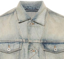 KENZO SS24 Jaket Denim Biru dengan Motif Huruf dan Desain Kancing Berkerah FE55DV3026B8-DY Details for KENZO SS24 Jaket Denim Biru dengan Motif Huruf dan Desain Kancing Berkerah FE55DV3026B8-DY