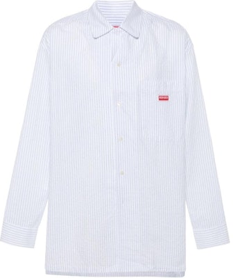 KENZO SS24 Baju Lengan Panjang Biru Berjalur Logo Square-Neck. FE55CH5249LD-63 Buy KENZO SS24 Baju Lengan Panjang Biru Berjalur Logo Square-Neck. FE55CH5249LD-63