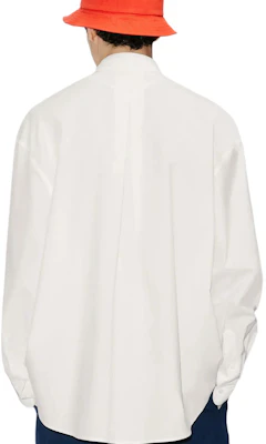 KENZO SS24 大象標誌印花長袖襯衫 灰白色 FD55CH4219I4-02 Purchase KENZO SS24 大象標誌印花長袖襯衫 灰白色 FD55CH4219I4-02