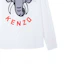 Cheap KENZO SS24 大象標誌印花長袖襯衫 灰白色 FD55CH4219I4-02
