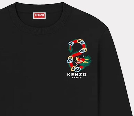 KENZO 春夏24 刺绣字母卫衣 - 龙年系列 FE55SW1654MF-99J 3