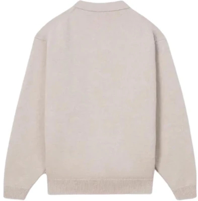 KENZO SS24 Cárdigan Beige Bordado Floral Escote en V Manga Larga Sweater FE65CA4853LC-11 Lookbook KENZO SS24 Cárdigan Beige Bordado Floral Escote en V Manga Larga Sweater FE65CA4853LC-11