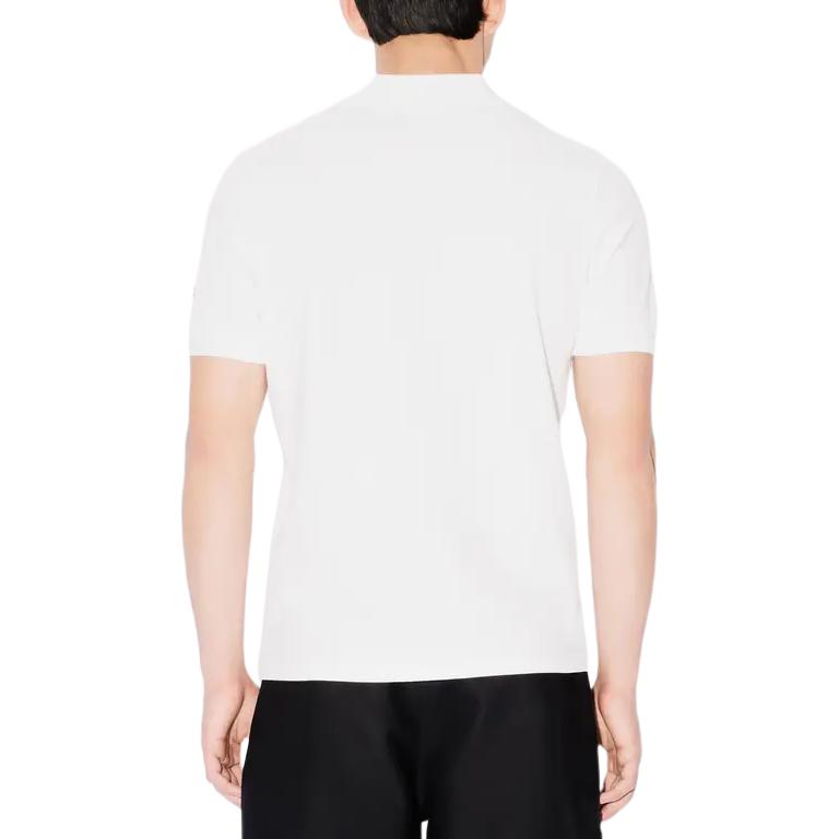 Details for KENZO SS24  Floral Logo Embroidered Slim Fit Polo Shirt Grey White FE65PO5394PU-02