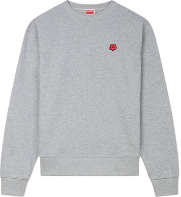 KENZO SS24 灰色刺繡圓領套頭運動衫 FE65SW2234MF-94 Order KENZO SS24 灰色刺繡圓領套頭運動衫 FE65SW2234MF-94