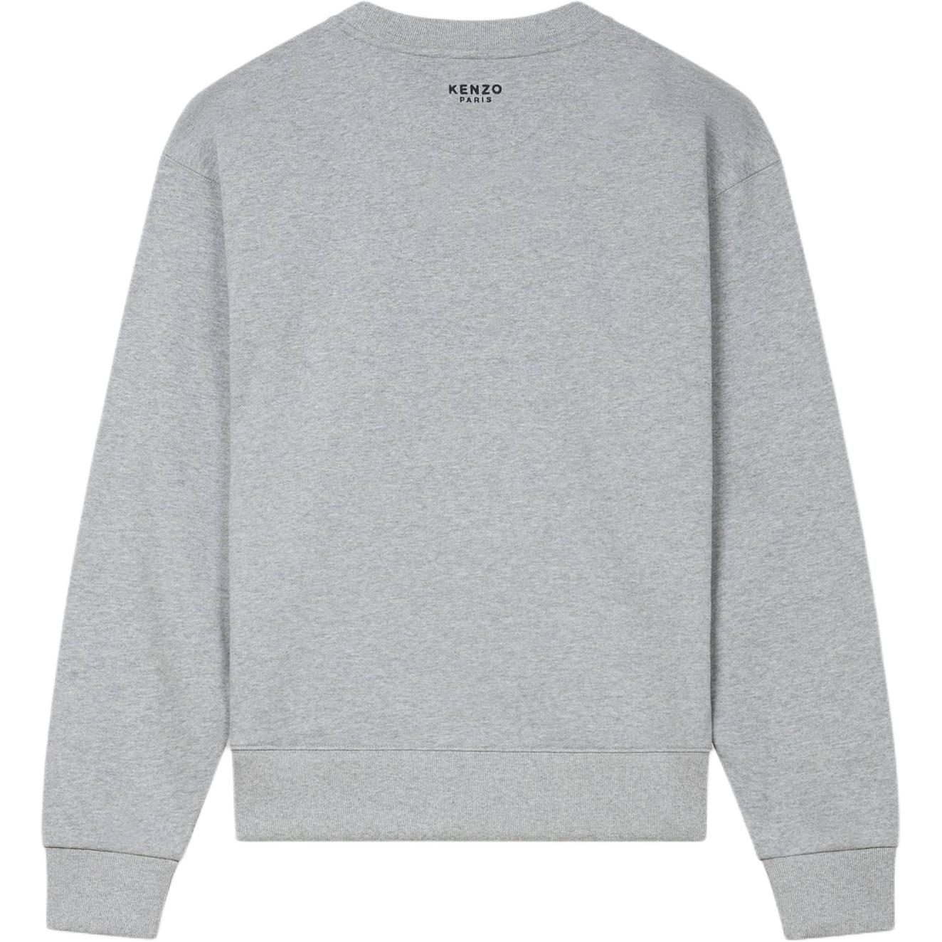 Lookbook KENZO SS24 灰色刺繡圓領套頭運動衫 FE65SW2234MF-94