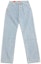 Lookbook KENZO SS24 Light Blue Straight-Leg Jeans with Pocket Zipper. FE55DP4106B4-DT