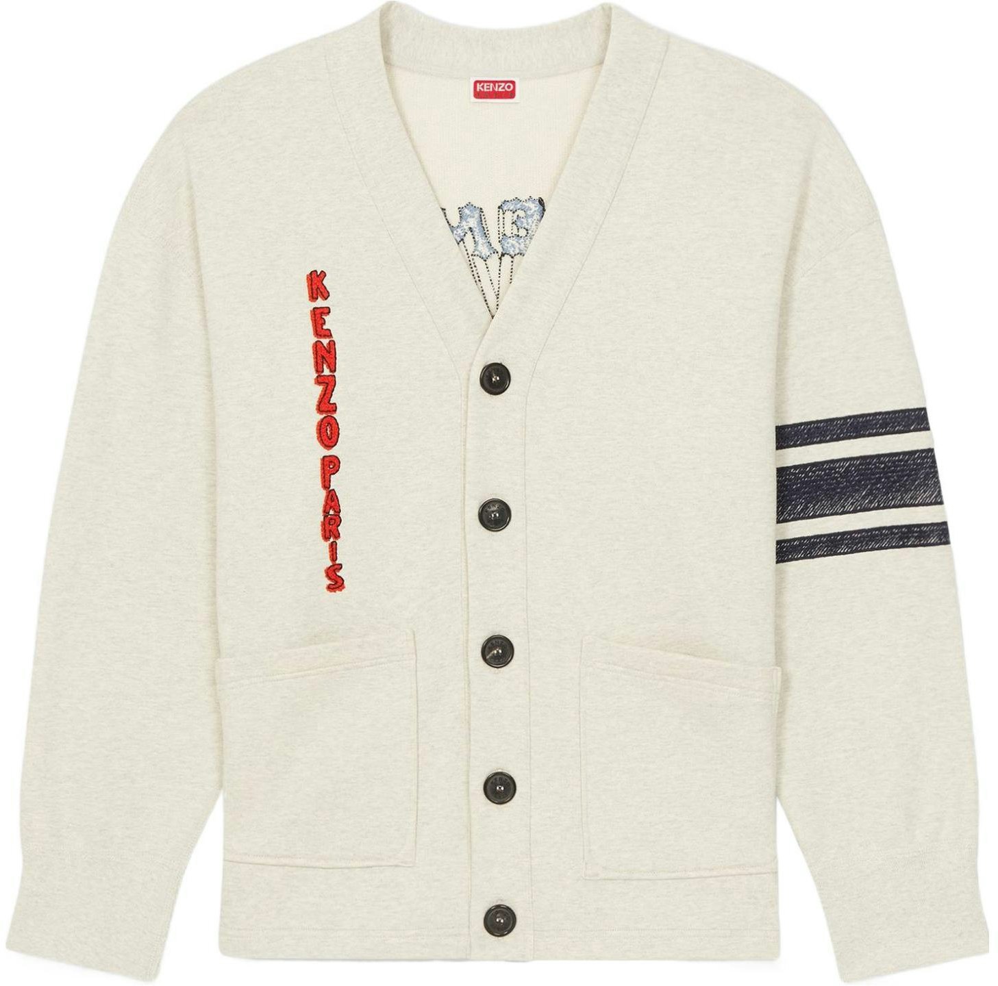 kenzo-ss-24-light-grey-tiger-logo-button-up-knit-cardigan-long-sleeve-fe-55-sw-1434-me-93