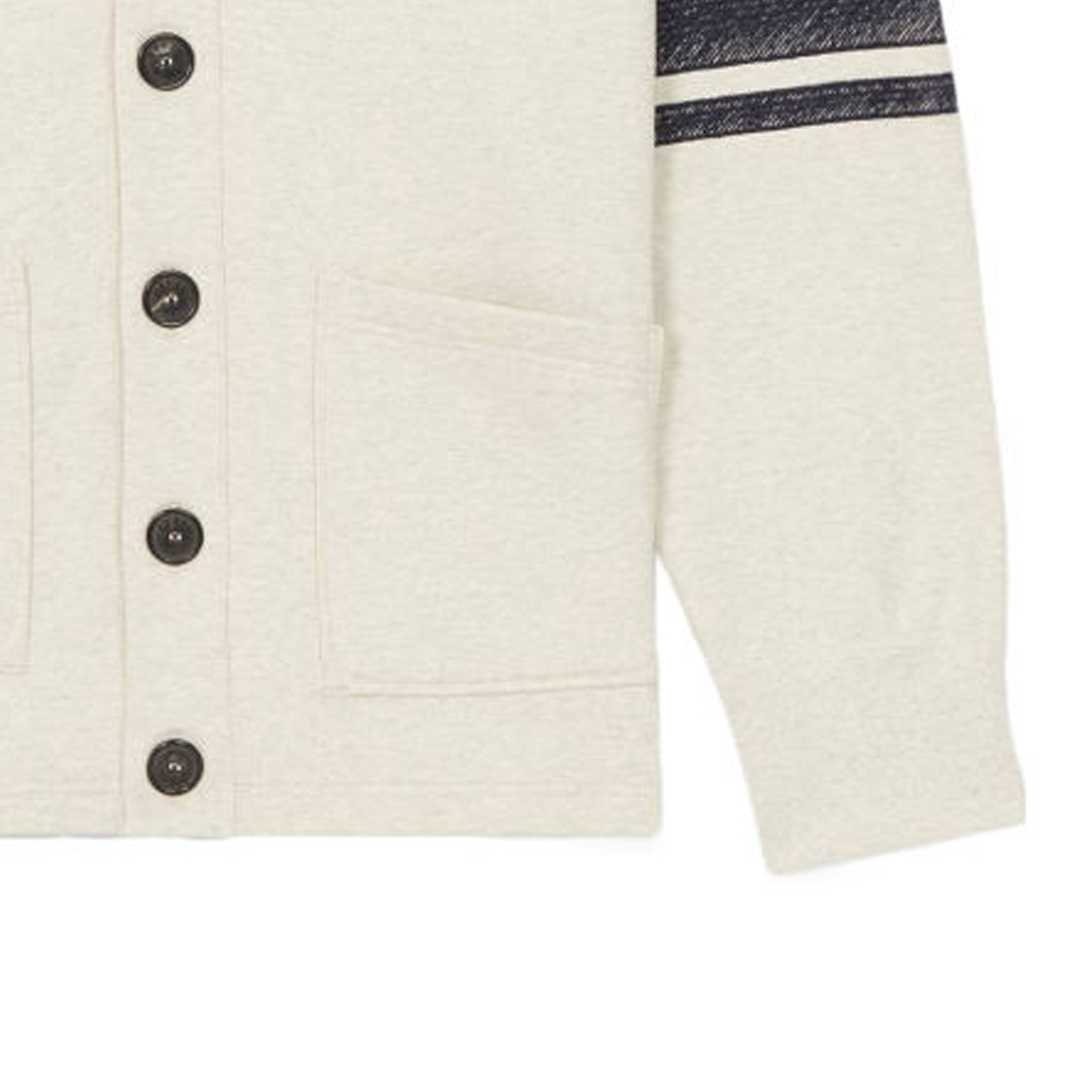 Details for KENZO SS24 Kardigan Rajut Lengan Panjang Abu-Abu Logo Harimau Kancing Depan. FE55SW1434ME-93