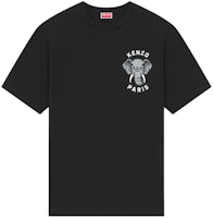 KENZO SS24 Logo Elephant Graphic Print Casual Crewneck T-Shirt. FE55TS1884SG-99J KENZO SS24 Logo Elephant Graphic Print Casual Crewneck T-Shirt. FE55TS1884SG-99J