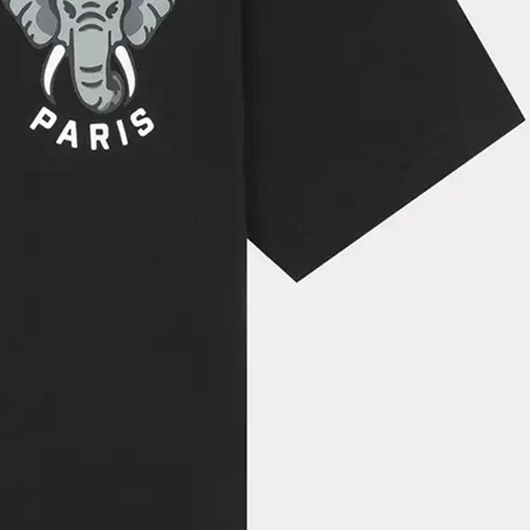 Details for KENZO SS24 大象标志印花休闲圆领T恤. FE55TS1884SG-99J