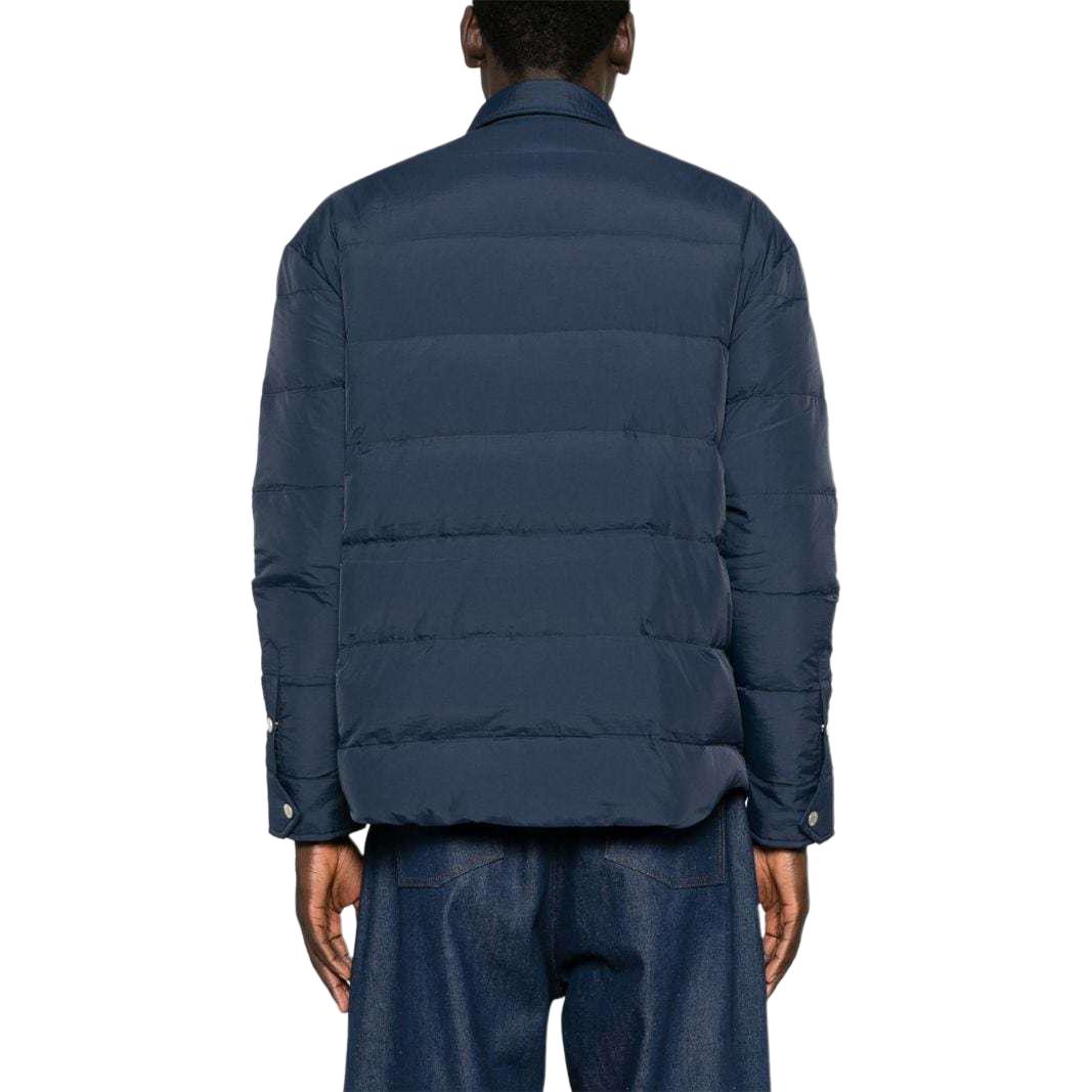 KENZO SS24  Quilted Loose-Fit Long Sleeve Jacket Blue. FE65OU1429NI-77 圖 4