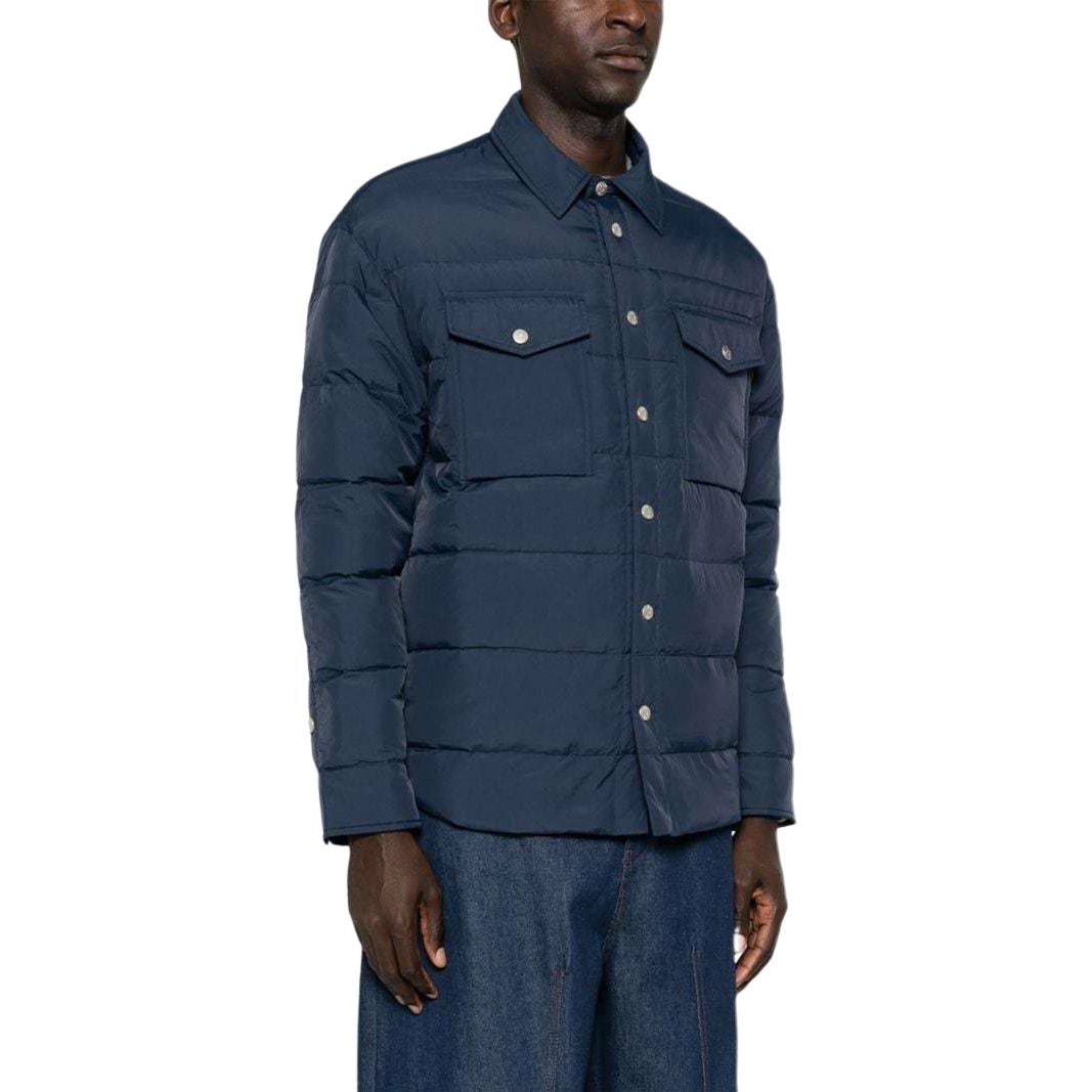 KENZO SS24  Quilted Loose-Fit Long Sleeve Jacket Blue. FE65OU1429NI-77 圖 5