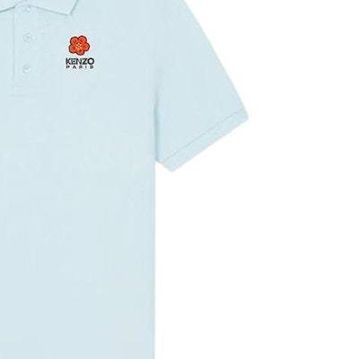 KENZO SS24 Baju Polo Logo Sulam Biru Langit. FE55PO5364PU-63 Purchase KENZO SS24 Baju Polo Logo Sulam Biru Langit. FE55PO5364PU-63