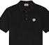 Details for KENZO SS24 Slim Fit Black Polo Shirt with Logo Tiger Embroidery. FE55PO5404PU-99J