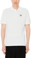 Purchase KENZO SS24 Slim Fit Polo Shirt with Tiger Logo Embroidery Grey White. FE55PO5404PU-02