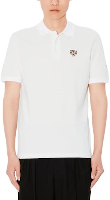 KENZO SS24 Slim Fit Polo Shirt with Tiger Logo Embroidery Grey White. FE55PO5404PU-02 Purchase KENZO SS24 Slim Fit Polo Shirt with Tiger Logo Embroidery Grey White. FE55PO5404PU-02