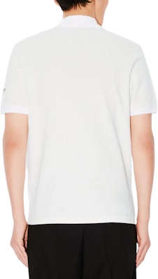 KENZO SS24 Slim Fit Polo Shirt with Tiger Logo Embroidery Grey White. FE55PO5404PU-02 Details for KENZO SS24 Slim Fit Polo Shirt with Tiger Logo Embroidery Grey White. FE55PO5404PU-02