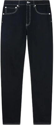 KENZO SS24 Slim Straight Black Casual Pants FE65DP1016C1-BM Buy KENZO SS24 Slim Straight Black Casual Pants FE65DP1016C1-BM