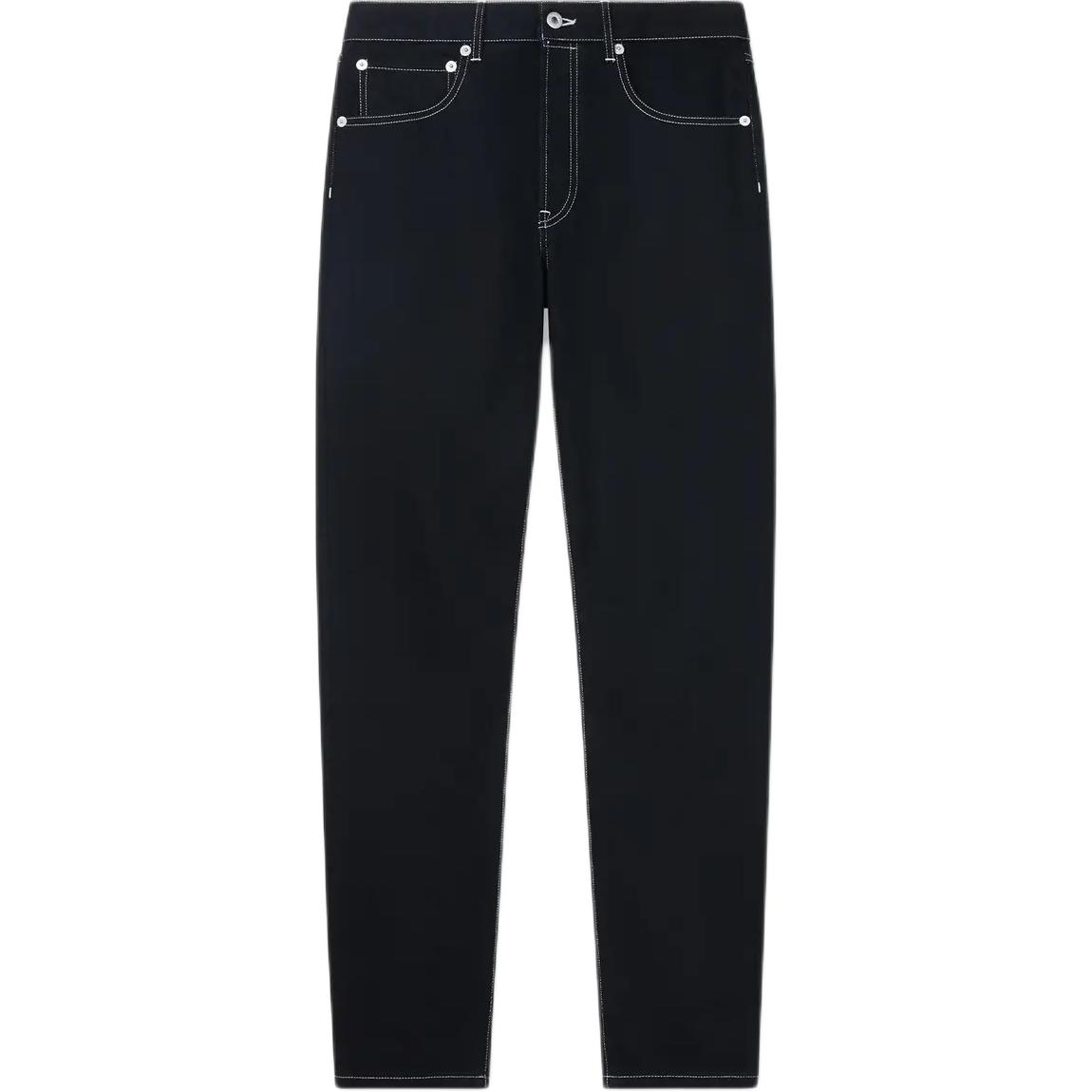 Order KENZO SS24  Slim Straight Black Casual Pants FE65DP1016C1-BM
