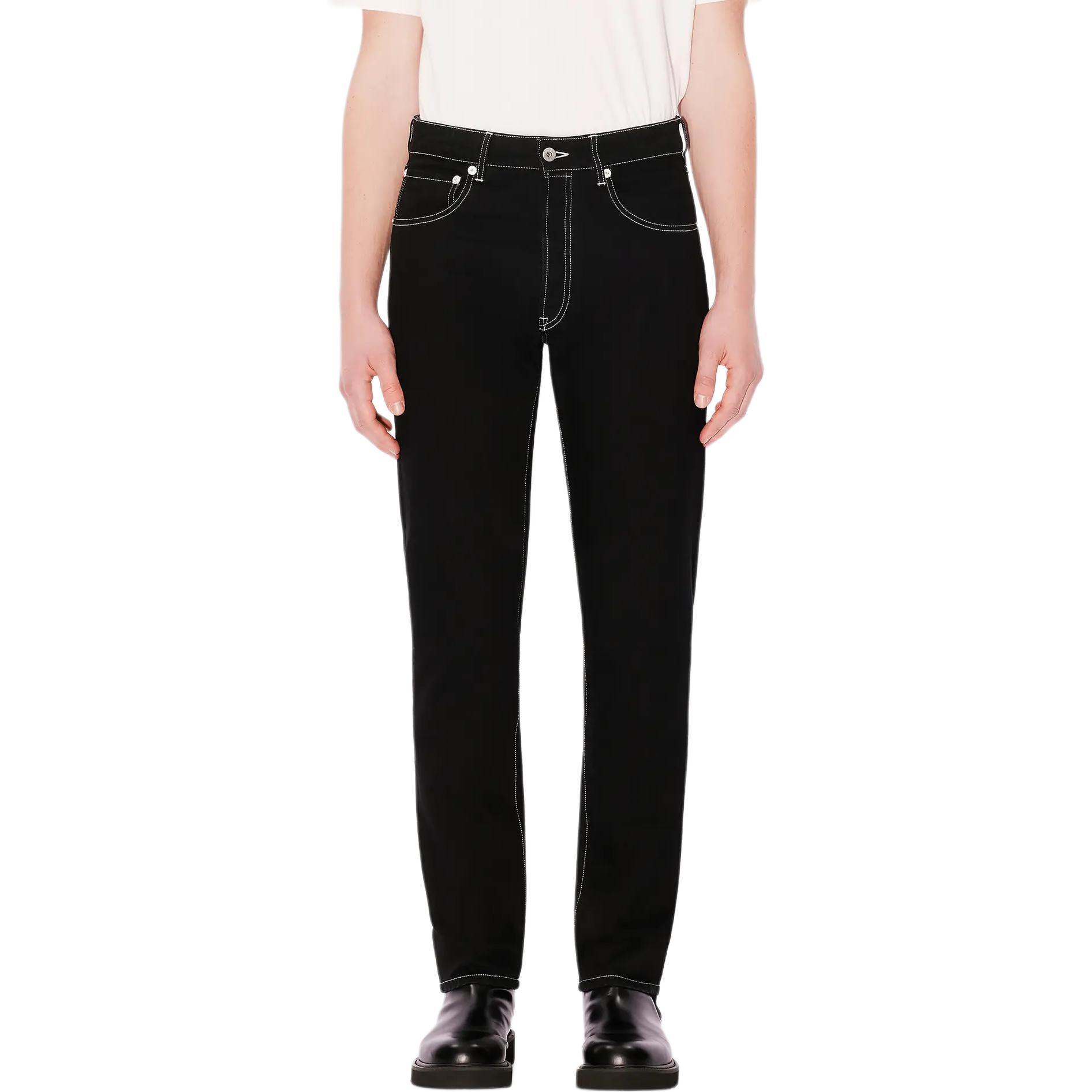 Purchase KENZO SS24  Slim Straight Black Casual Pants FE65DP1016C1-BM