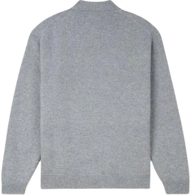 KENZO SS24 Kardigan Kelabu V-Leher Logo Sulaman FE65CA4853LC-96 Lookbook KENZO SS24 Kardigan Kelabu V-Leher Logo Sulaman FE65CA4853LC-96