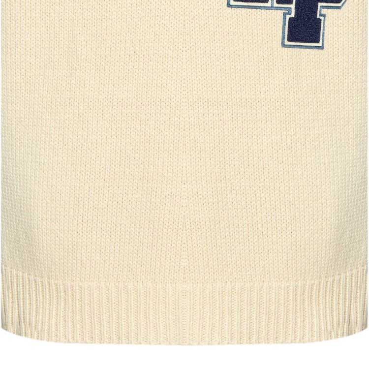 Cheap KENZO SS24 浅米色V领徽标贴饰休闲马甲。 FE65PU4753CH-02