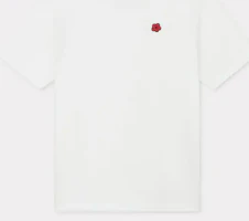 Shop KENZO SS24 White Floral Embroidered Crewneck T-Shirt. FE65TS4744SG-02