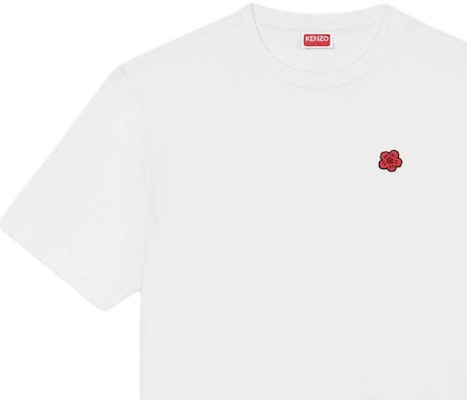 겐조 SS24 화이트 플로랄 자수 크루넥 티셔츠. FE65TS4744SG-02 Purchase 겐조 SS24 화이트 플로랄 자수 크루넥 티셔츠. FE65TS4744SG-02