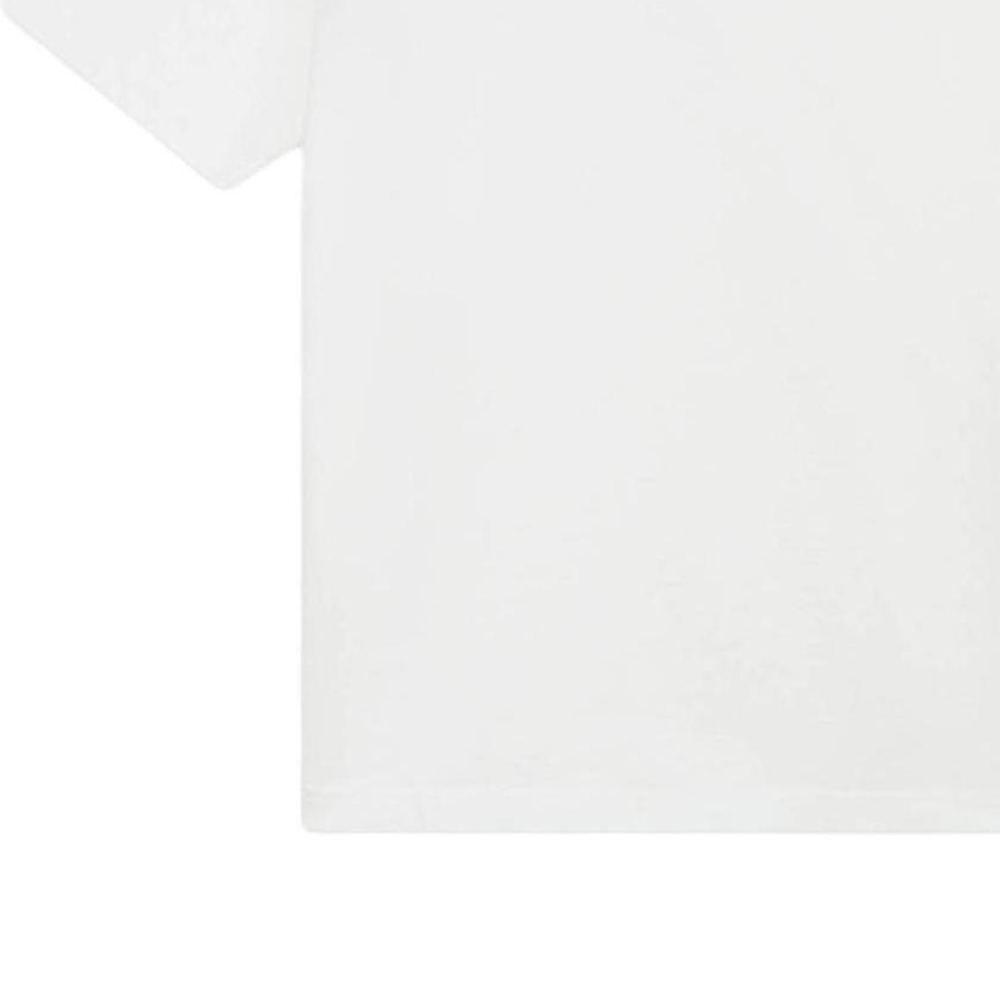 Details for 겐조 SS24 화이트 플로랄 자수 크루넥 티셔츠. FE65TS4744SG-02