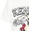 Sizing KENZO SS24 白色寬鬆版虎頭刺繡字母印花短袖T恤. FE55TS1874SG-02