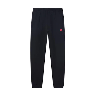 KENZO SS24 Black Elastic Logo Embroidered Jogger Pants for Men FE65PA8254MF-99J