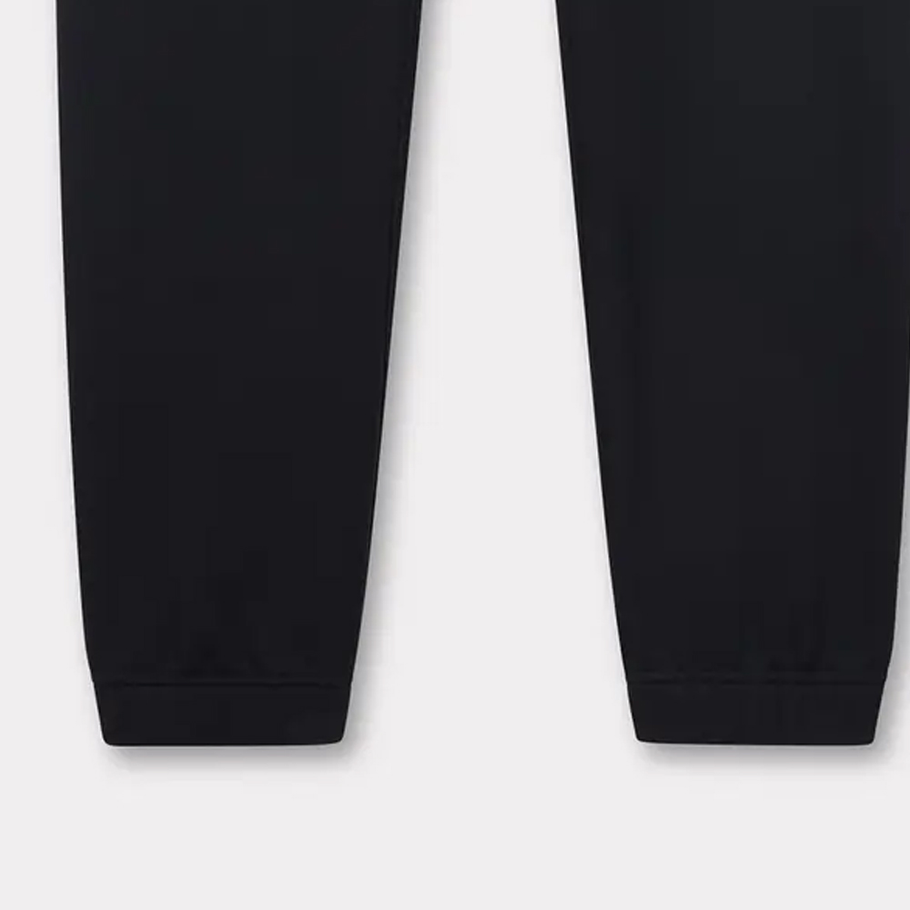 Purchase KENZO 2024春夏黑色彈性刺繡標誌男款運動長褲 FE65PA8254MF-99J