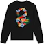 Lookbook Kenzo SS24 Black Embroidered Letter Crewneck Sweatshirt - Year of the Dragon FE55SW1624MF-99J