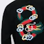 Cheap Kenzo SS24 Black Embroidered Letter Crewneck Sweatshirt - Year of the Dragon FE55SW1624MF-99J