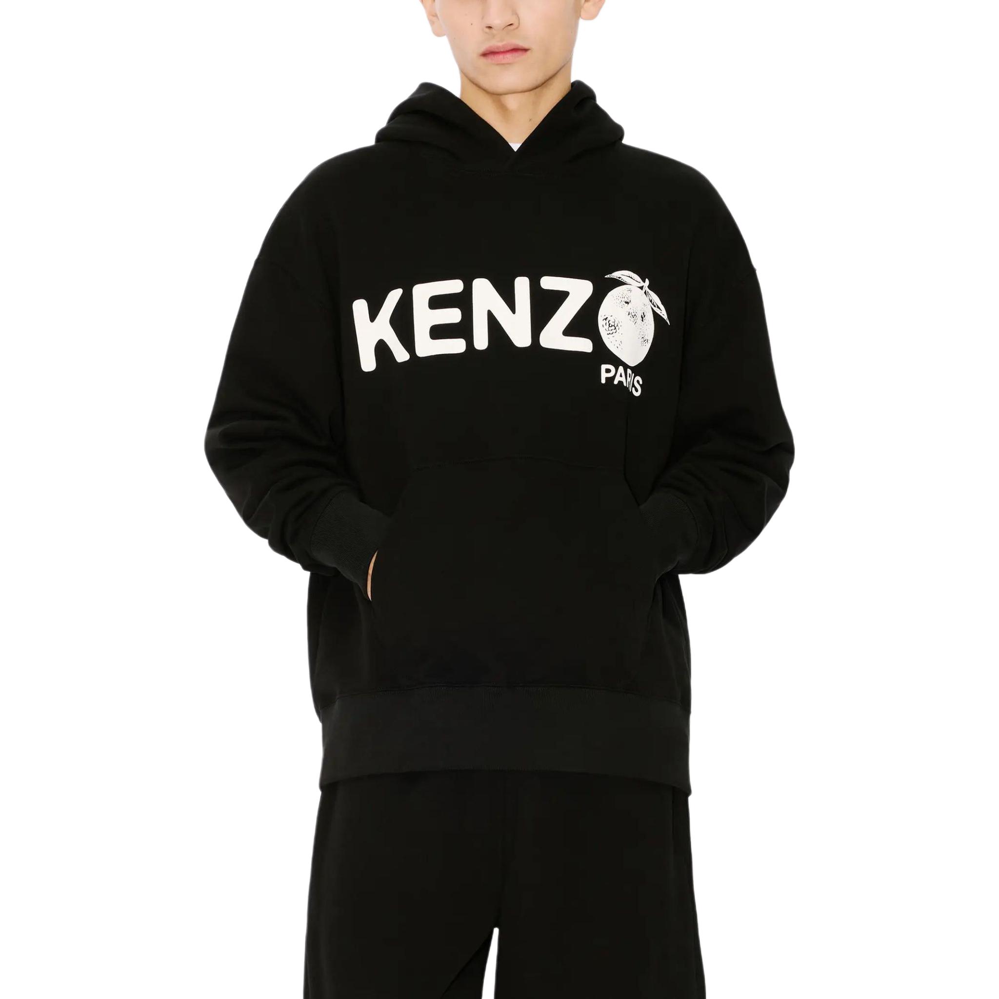 Purchase Kenzo SS24 黑色连帽衫字母Logo印花 FE55SW1794MG-99J