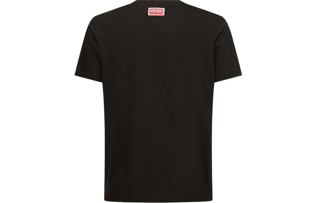 Lookbook KENZO SS24 黑色虎头刺绣圆领短袖休闲T恤 PFE55TS1864SG-99J
