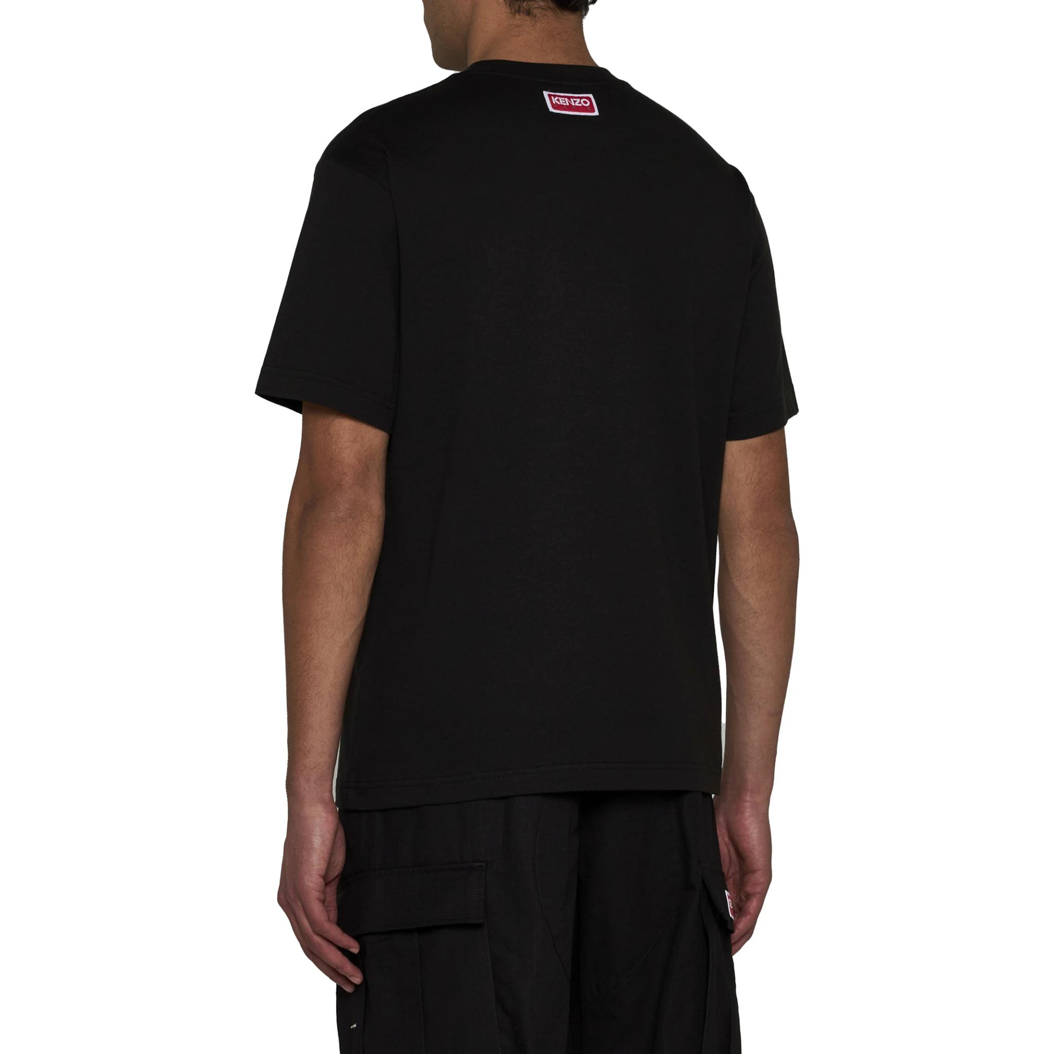 Details for KENZO SS24 黑色虎头刺绣圆领短袖休闲T恤 PFE55TS1864SG-99J