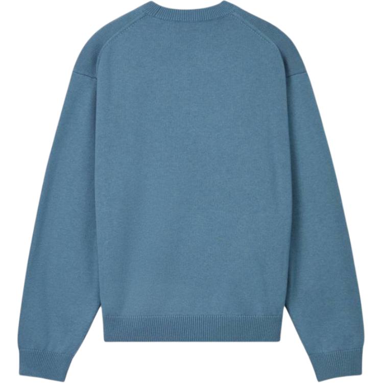 Lookbook KENZO SS24 Sweater Unisex Lengan Panjang Biru Logo Print Crewneck FE68PU4903CY-67