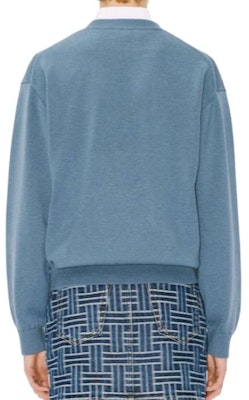 KENZO SS24 Sweater Unisex Lengan Panjang Biru Logo Print Crewneck FE68PU4903CY-67 Cheap KENZO SS24 Sweater Unisex Lengan Panjang Biru Logo Print Crewneck FE68PU4903CY-67