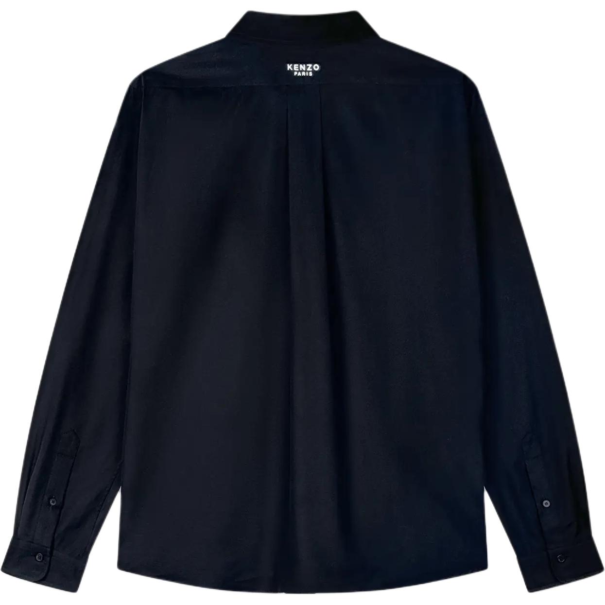 Lookbook ケンゾー SS24 フローラル刺繍 長袖シャツ ブラック メンズシャツ. FE65CH4109LI-99