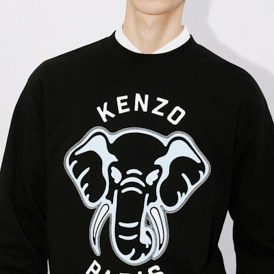 Sudadera de Manga Larga con Gráfico KENZO SS24 Cuello Redondo. FE55SW1884MF-99 Sizing Sudadera de Manga Larga con Gráfico KENZO SS24 Cuello Redondo. FE55SW1884MF-99
